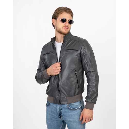 La Force Fashion Kožna jakna Tom - Siva Slike