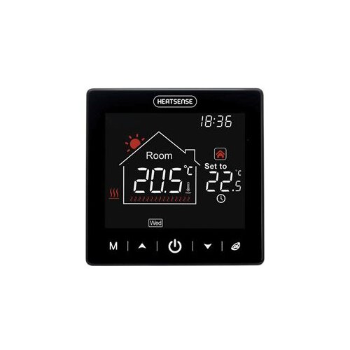  Termostat za mrežu digitalni HS-111B , crni Cijene