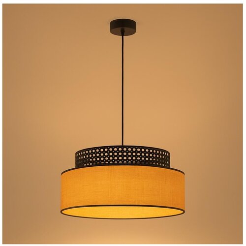  Visilica na sajli BOHO 1xE27/60W/230V prečnik 40 cm crna/ratan Cene