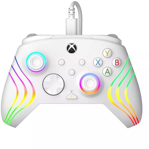 Pdp XBOX Wired Controller Afterglow Wave White Cene