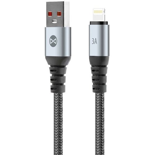 Forever braix kabal (usb- lightning) 1m 3A crni Cene