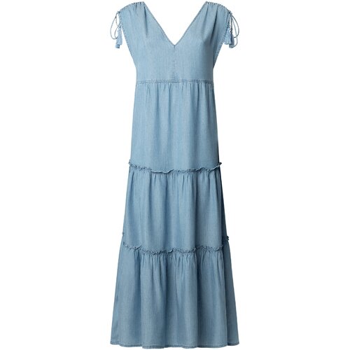 PepeJeans Poletna obleka 'Effie' moder denim Cene