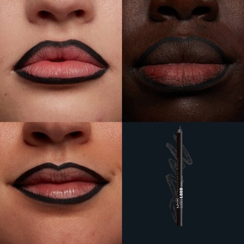 NYX Professional Makeup Line Loud Vegan črtalo za ustnice z mat učinkom odtenek 18 - Evil Genius 1,2 g Slike