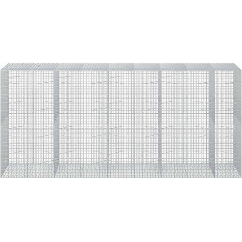  Gabion s 5 mm žicom i mrežom 5x5 cm 450x100x200 cm Slike