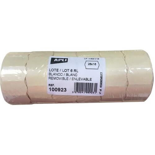 Apli nalepke za numerator 26x16 AP100923 bele Slike