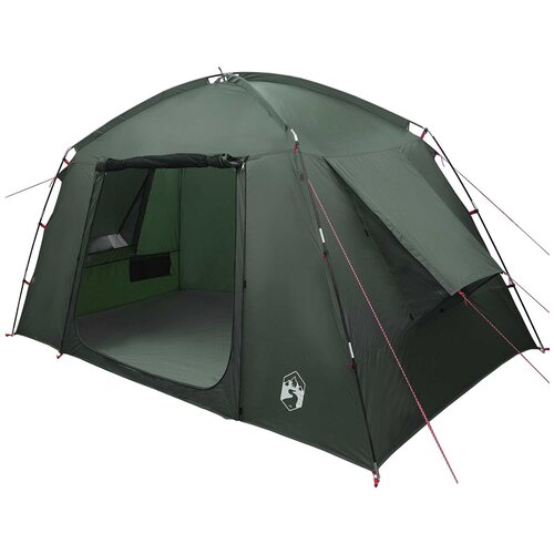 vidaXL Kabinski šator Maslinasto zelena 300 x 210 x 156 cm Poliester - Vojska zelena 4 osoba Cene