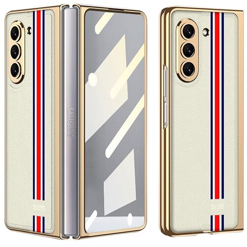 Futrola elegant red line za samsung F946B galaxy z fold 5 5G/ zlatna Slike