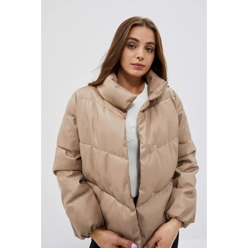 Moodo quilted jacket with a collar