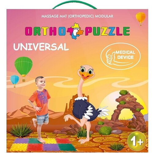 Ortho puzzle set masažnih ortopedskih preprog - 8 kosov, jež Cene