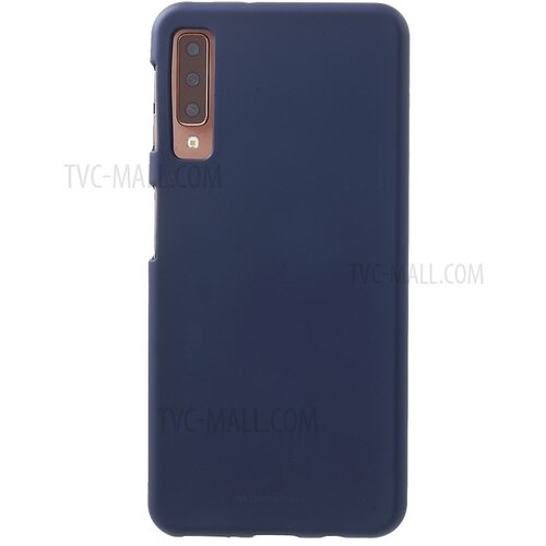  Gumijasti / gel etui Mercury Soft Feeling za Samsung Galaxy A7 (2018) - modri Cene