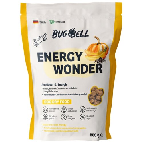 BugBell Energy Wonder suha hrana - 4 x 800 g Cijene