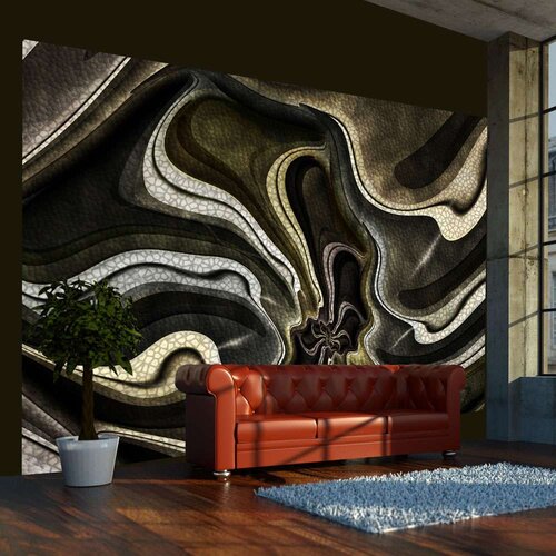  Tapeta - Green and brown textured fractal 200x154 Cijene
