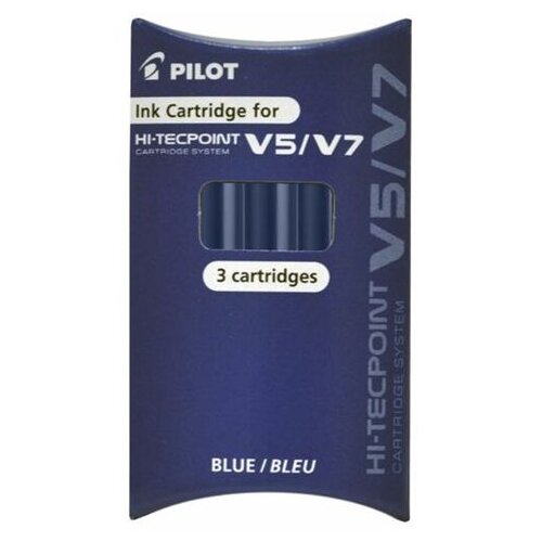 Pilot uložak za V7/V5 hi-tecpoint refillable plavi 3/1 344445 Slike