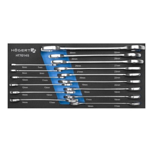 Hogert HT7G145 set vilju&scaron;kastih ključeva, 6-32mm, 15 komada ( HT7G145 ) Cene