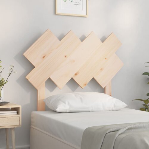 vidaXL Posteljno vzglavje 92x3x81 cm trdna borovina Cene