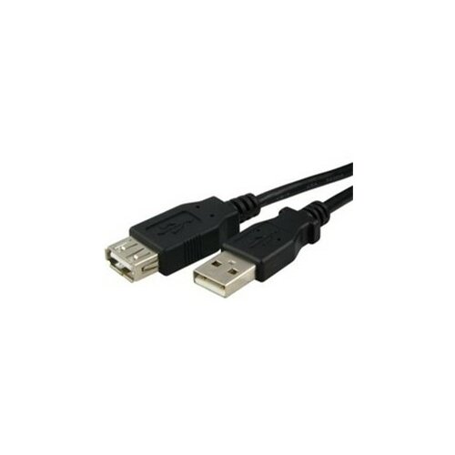 Fast Asia USB A - USB A M/F (produni) 1.8m Black kabal Slike