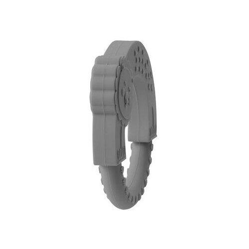 Interbaby Silikonski grickalica za bebe Grey Petrol Slike