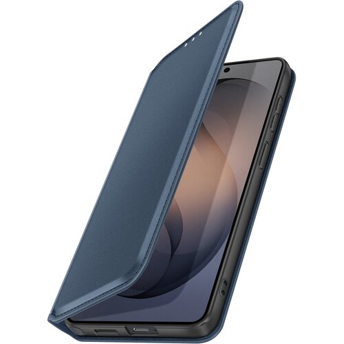 AVIZAR Preklopna torbica za Galaxy S26 Ultra magnetna s stojalom Classic Edition, Modra, (5000273955) Cene