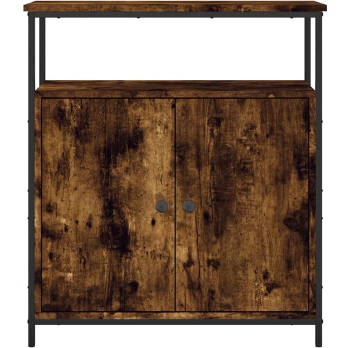  Komoda boja dimljenog hrasta 70 x 30 x 80 cm konstruirano drvo Smeđa Slike
