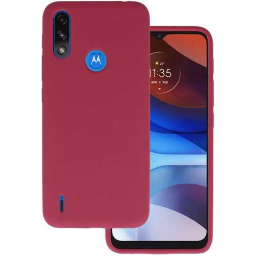 TOPTEL Silikonska Lite maskica za Motorola Moto E7 Power/E7i Power bordo Cijene