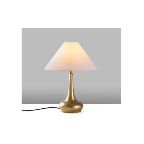Opviq Stona lampa Luna-15260, 50x50x63 cm, IP20, Zlatno-bijela boja Slike