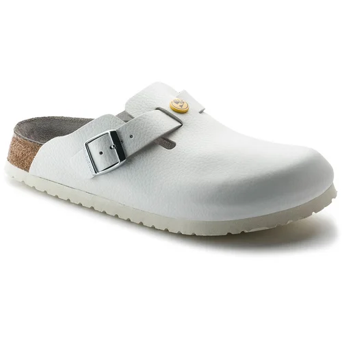 Birkenstock Boston ESD Natural Leather Narrow Fit