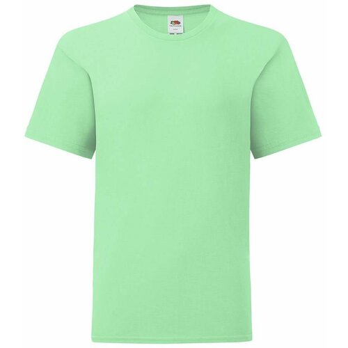 Fruit Of The Loom Mint children's t-shirt in combed cotton Cene