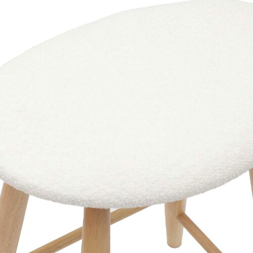  Trpezarijske stolice 2 pcs Prirodna 46 x 37 x 63 cm Slike