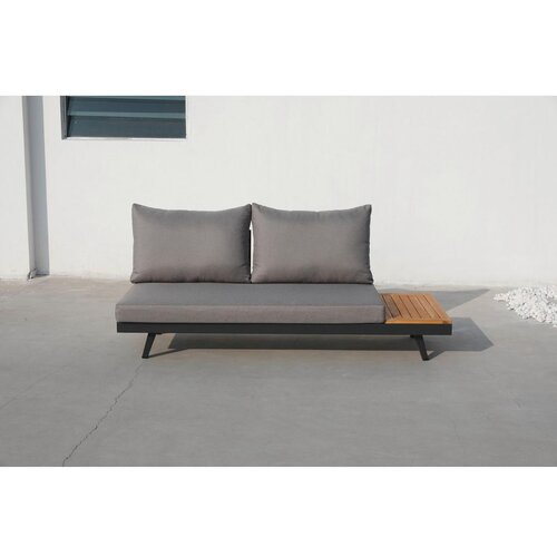Gardenson Lounge Garnitura Naxos, Antracit, 3-Delni Set Slike
