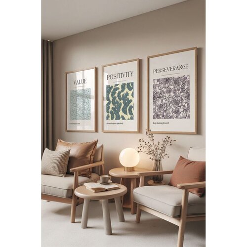 WALLXPERT Č-300847 - 3040 set dekorativnih slika u vi&scaron;e boja (3 komada) Cene