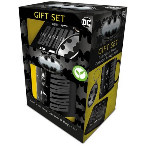 Pyramid Gift Set - Batman - The Caped Crusader - Šolja, Podmetač & Privezak Slike