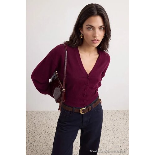TRENDYOLMILLA Trendyol ženska suknja model Twoaw27Hi00091, burgundac Cene