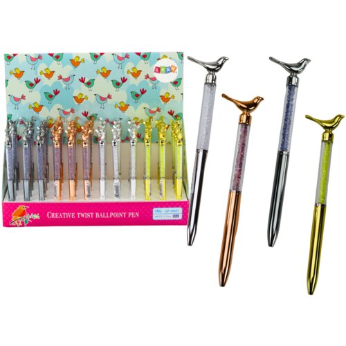 Bird Ballpoint Pen Blue Refill 0.7mm Mix Cene