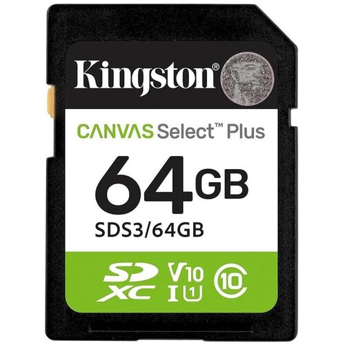 Kingston Canvas Select Plus SD 64GB Class 10 UHS-I U1 V10 SDS3/64GB spominska kartica Cene