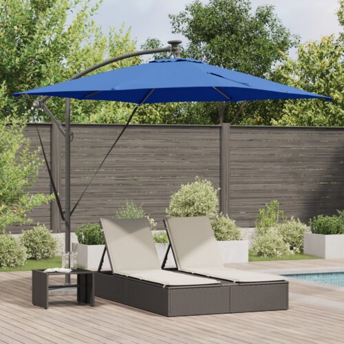  Senčnik Azur modra 249 x 249 x 250 cm Poliester in aluminij, (5000204568) Slike