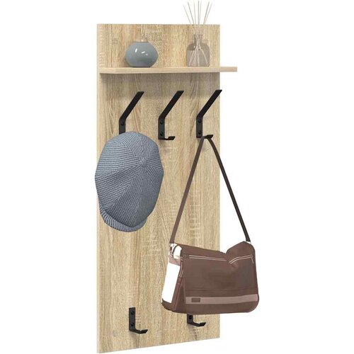  Vje&amp;scaron;alica za kapute na zidu Zidne Sonoma hrast 40 x 10 x 90 cm Slike