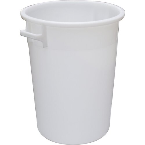 eurokraft basic okrogla posoda, prostornina 100 l, od 10 kosov, bele barve Cene
