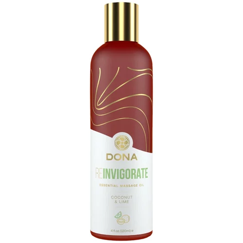 Dona Reinvigorate - vegansko ulje za masažu - kokos-limeta (120 ml)