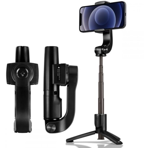 Spigen S610W selfie tripod GIMBAL stojalo za snemanje in slikanje selfie posnetkov - črn Cene