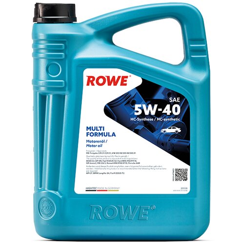 Rowe hightec multi formula motorno ulje 5W40 5L Slike