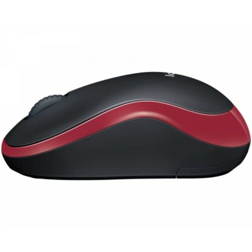 Logitech m185 wireless crveni miš retail Slike