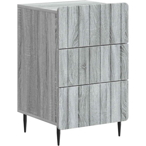 vidaXL Noćni ormar Siva sonoma 43x 41 x 68 cm Konstruirano drvo - Siva sonoma Cene