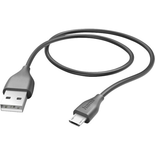 Hama USB polnilni kabel USB 2.0 USB-A vtič\, USB-mikro-B vtič 1.50 m črna 00201586, (20614454) Cene