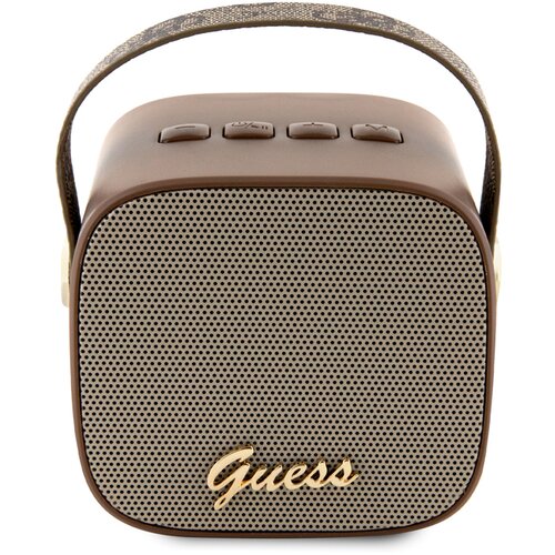 Guess 5,3 Kompaktni 5W zvo?nik Bluetooth z usnjenim trakom za prenašanje 4G Design, Rjava, (21618382) Cene