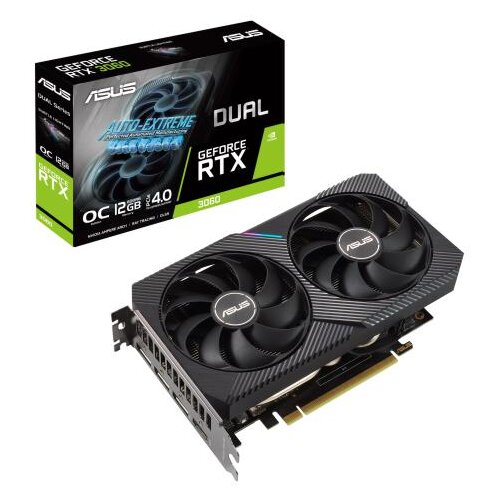 Asus VGA DUAL-RTX3060-O12G-V2NVIDIA GeForce RTX 306012GB GDDR6 192bit;HDMI,3xDP Cijene