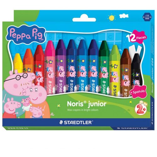  BOJE VO&Scaron;TANE 12BOJA JUMBO NORIS JUNIOR PEPPA PIG STAEDTLER 224 C12 L1 Cijene