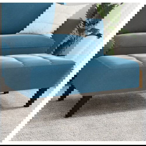 vidaXL Tabure plavi 77x55x31 cm baršunasti Cijene