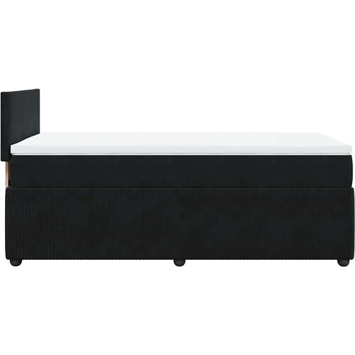 Box spring krevet s madracem crni 90x190 cm bar&amp;scaron;unasti Slike