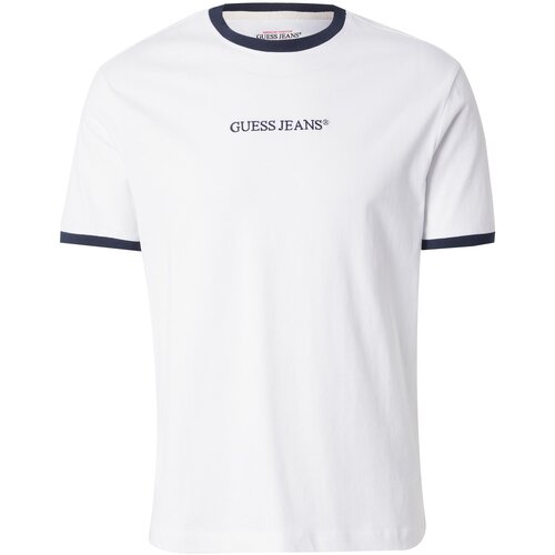 Guess Jeans Majica mornarsko plava / bijela Cijene