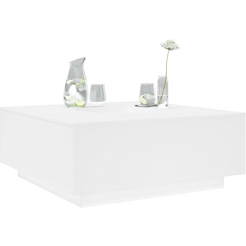 Furnova Klubska mizica bela 100x100x40 cm inženirski les, (21915625) Slike